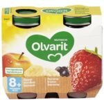 OLVARIT appel aardbei banaan 8m+ (2x200g)