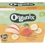 ORGANIX BIO app.banaan abrik.4m (4x100g)