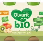 OLVARIT BIO appel banaan kiwi 6m+ (2x200g)