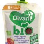 OLVARIT BIO peer appel bosbes 6m+ (90g)