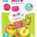 HIPP appel perzik bosvruchten bio (4x100g)