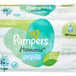PAMPERS babydoekjes harmonie aqua (3x48st)