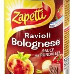 ZAPETTI ravioli bolognese blik (400g)