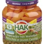 HAK erwten wortelen extra fijn (350g)
