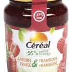 CÉRÉAL confituur aardbei & framboos (270g)