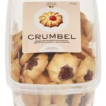 CRUMBEL sprits frambozenconfituur (300g)