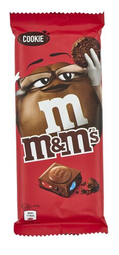 M&M's Cookie Chocolate Bar 165g 