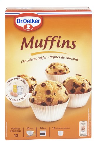 verbanning Lijkenhuis Vernietigen DR.OETKER mix muffins chocolade (370g) - Smartmarket - Online supermarket  in Belgium!