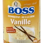 BOSS roomrijst vanille blik (400g)