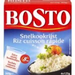 BOSTO rijst snelkookrijst (4x125g)