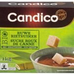 CANDICO ruwe rietsuikerklontjes bio (1kg)