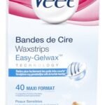 VEET maxi wax strips gevoel. huid (40 st.)