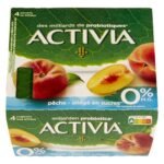 ACTIVIA yoghurt 0%vg perzik (4x125g)