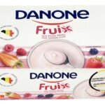 DANONE fruix yoghurt rode vrucht (8x125g)