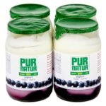 PUR NATUR yogh.vol bosb.bio glas (4x150g)