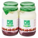 PUR NATUR yogh.vol aardb.bio glas (4x150g)