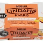 LINDAHLS Kvarg perzik-passievruc. (2x150g)